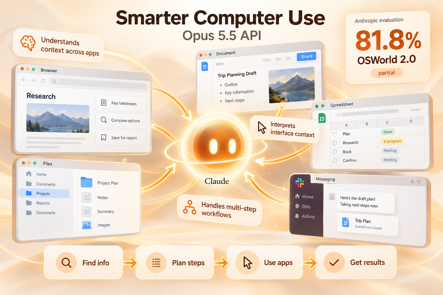 Smarter Computer Use with Opus 5.5 API