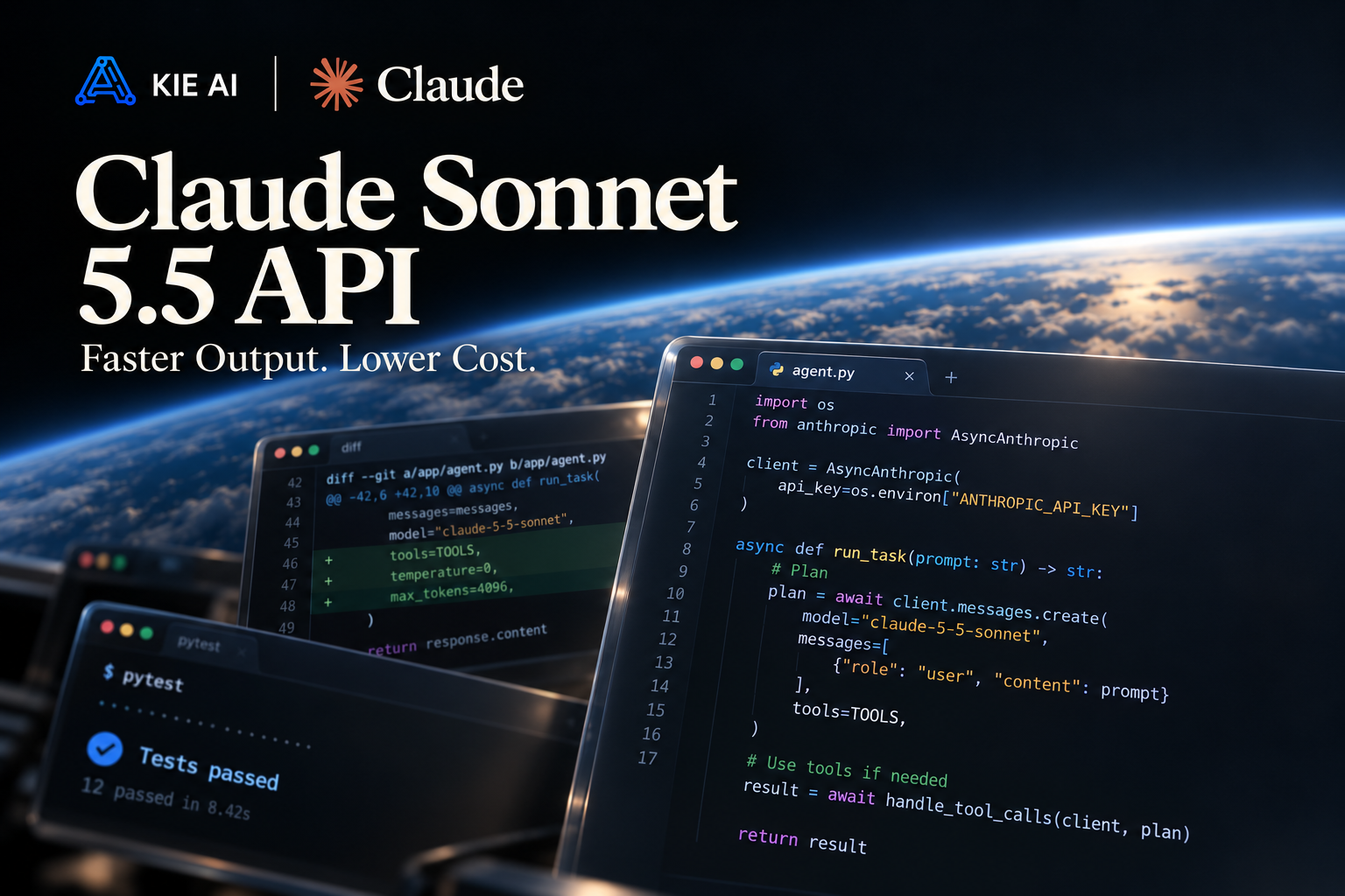 Claude Sonnet 5.5 API – Faster Claude API with Lower Cost on ModelFold