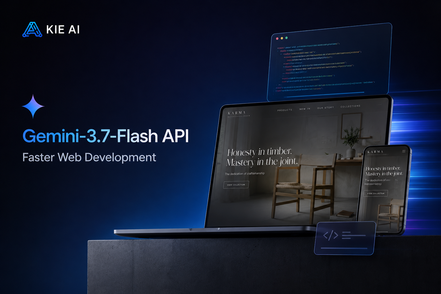 Faster Web Development with Gemini-3.7-Flash API