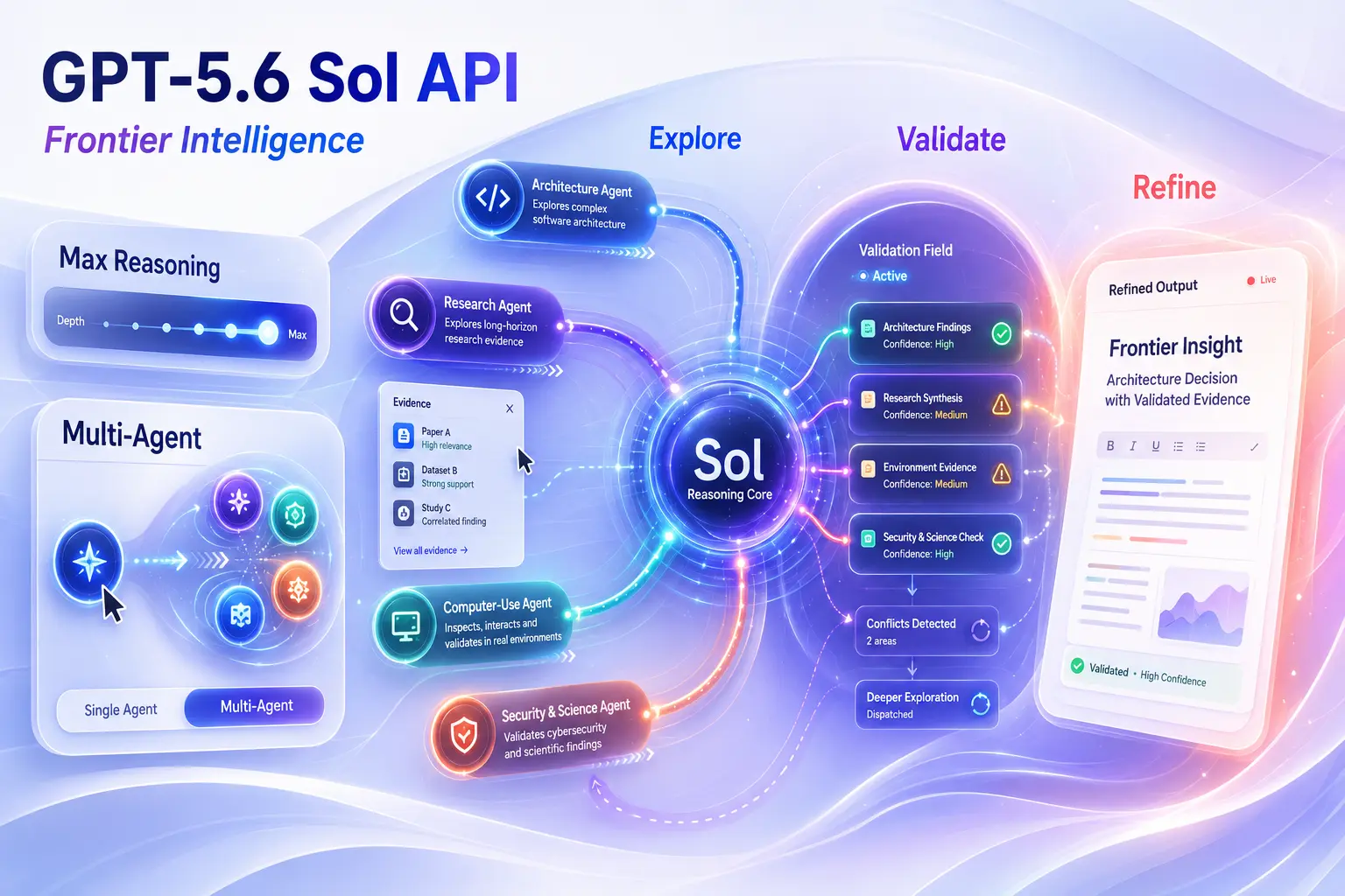 GPT-5.6 Sol API for Frontier Intelligence