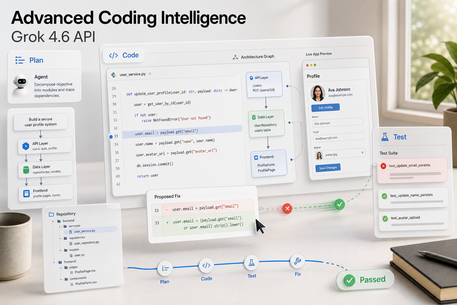 Advanced Coding Intelligence Across Grok 4.6 API