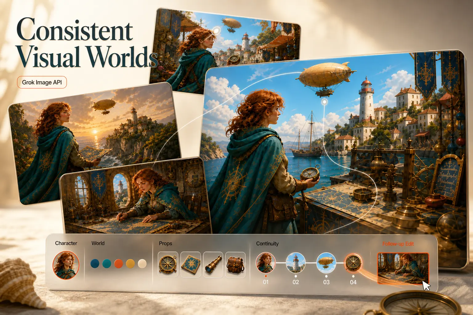 Build More Consistent Visual Worlds with Grok Image API