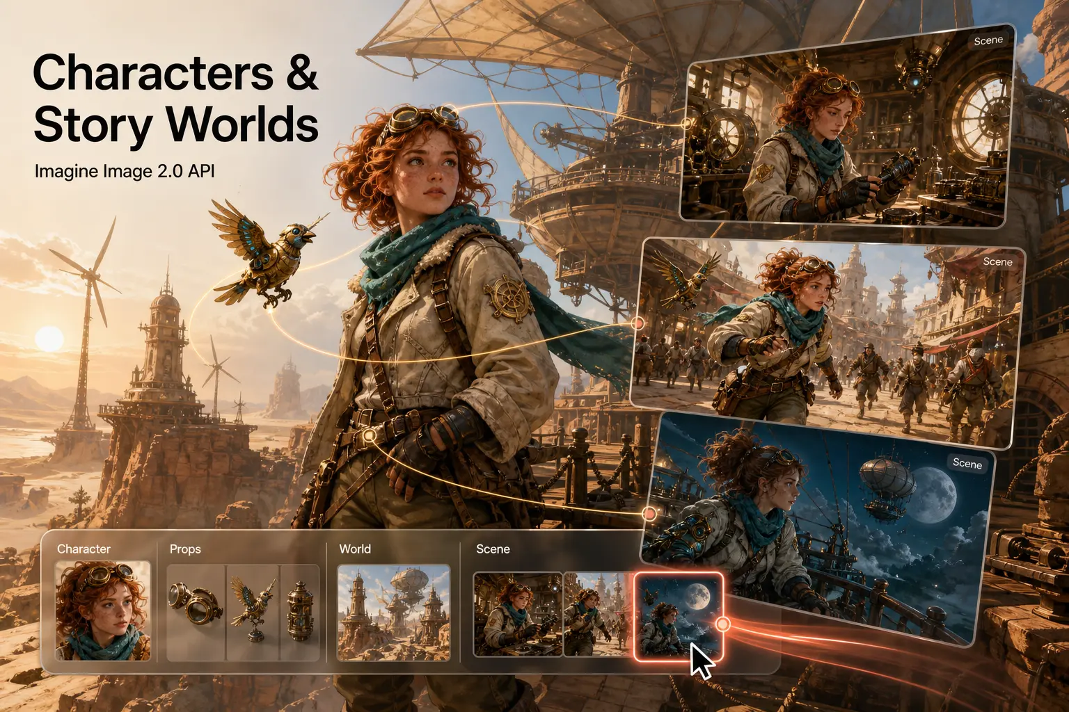 Develop Characters and Story Worlds with Imagine Image 2.0 API