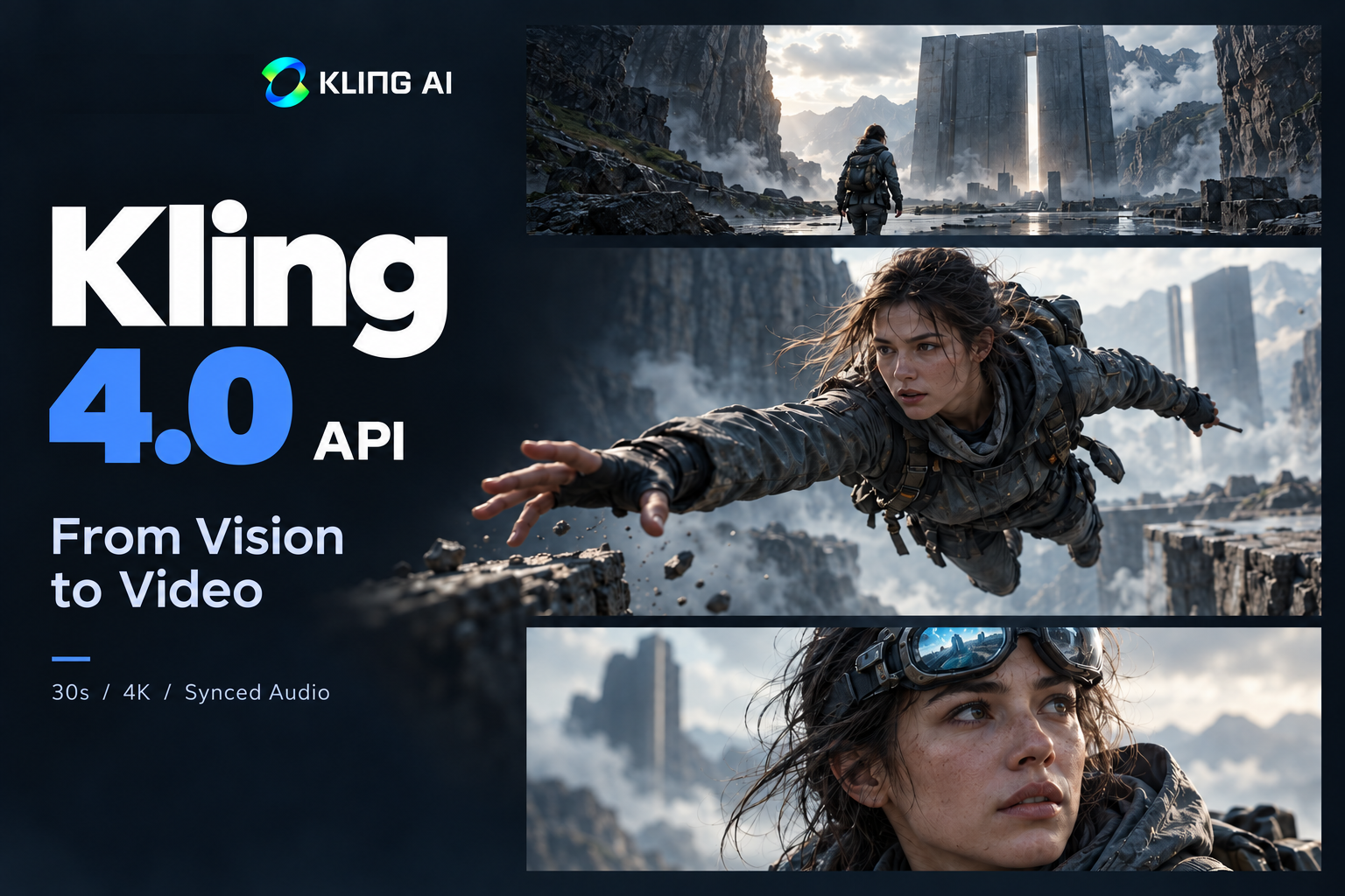 Kling 4.0 API —— 在 ModelFold 生成 30 秒可灵 AI 视频