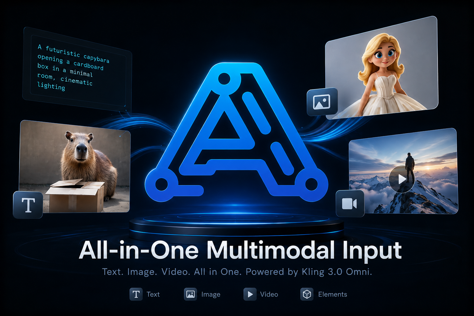 All-in-One Multimodal Input with Kling 3.0 Omni API