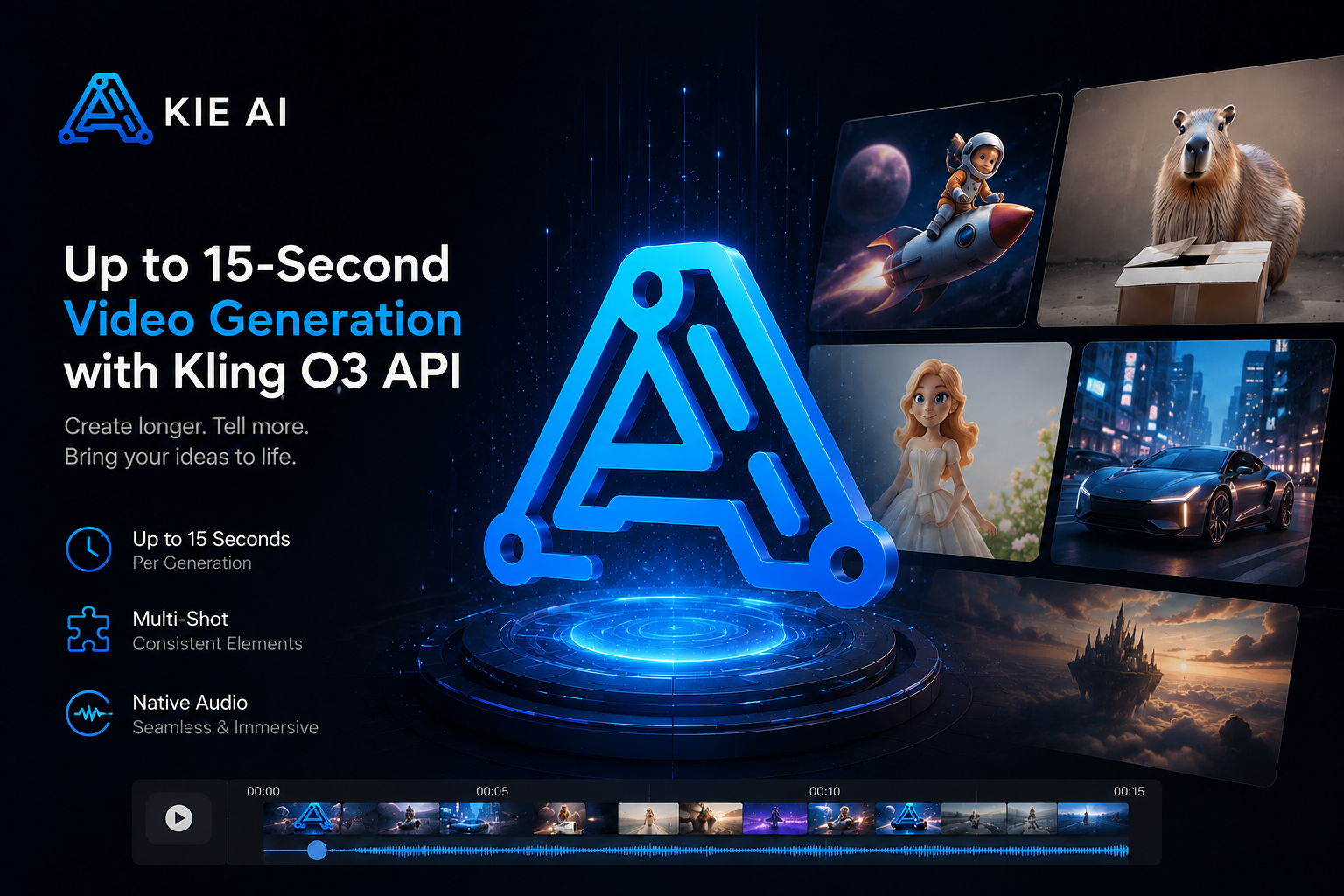 Up to 15-Second Video Generation with Kling O3 API