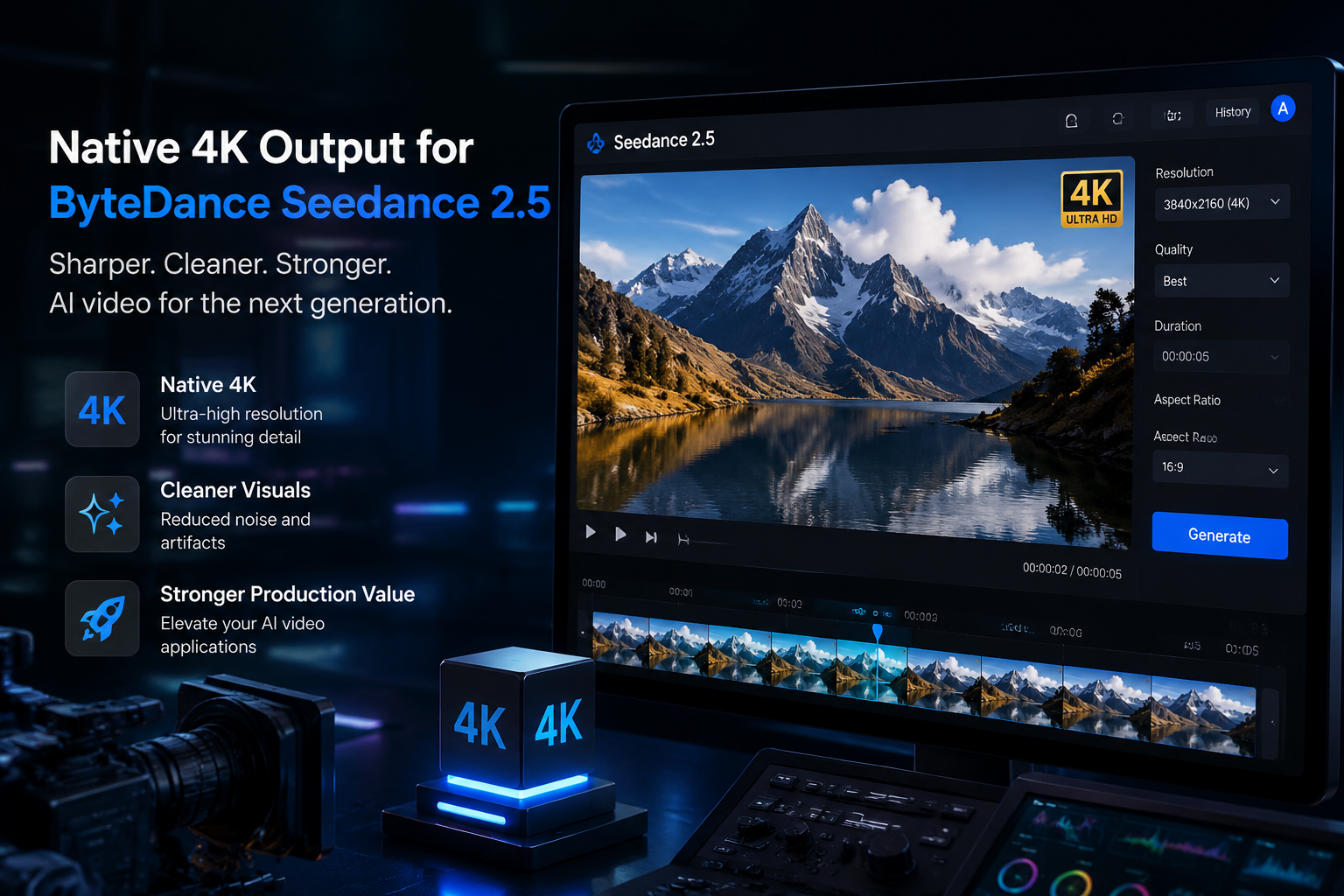 Native 1080p Output for ByteDance Seedance 2.5 Video Apps