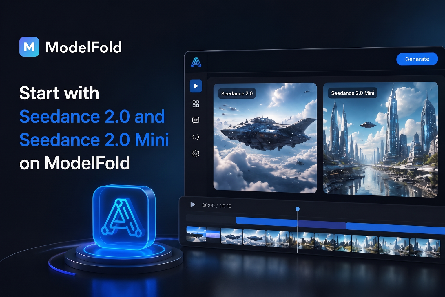 Start with Seedance 2.0, Seedance 2.0 Mini, and Seedance 2.5 API on ModelFold