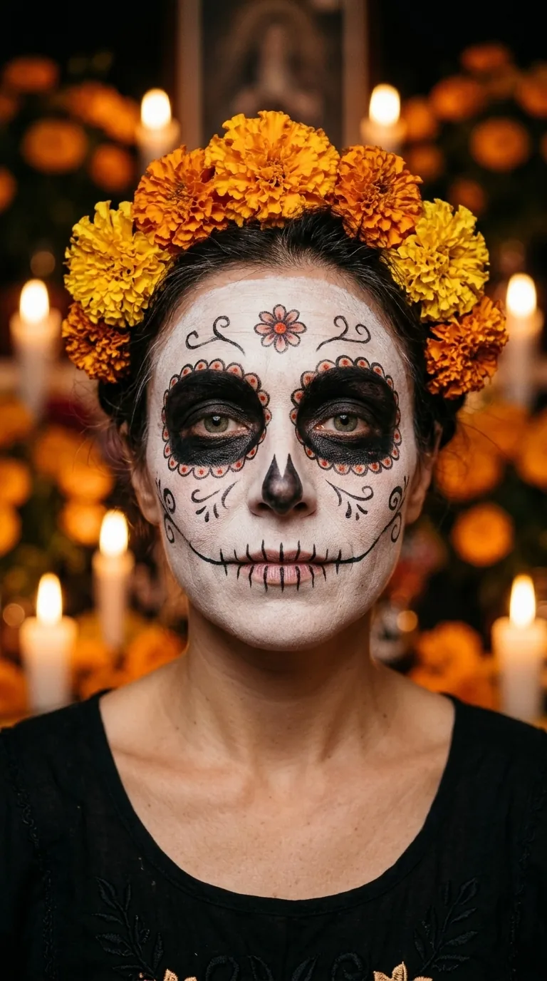 Catrina 亡灵节妆